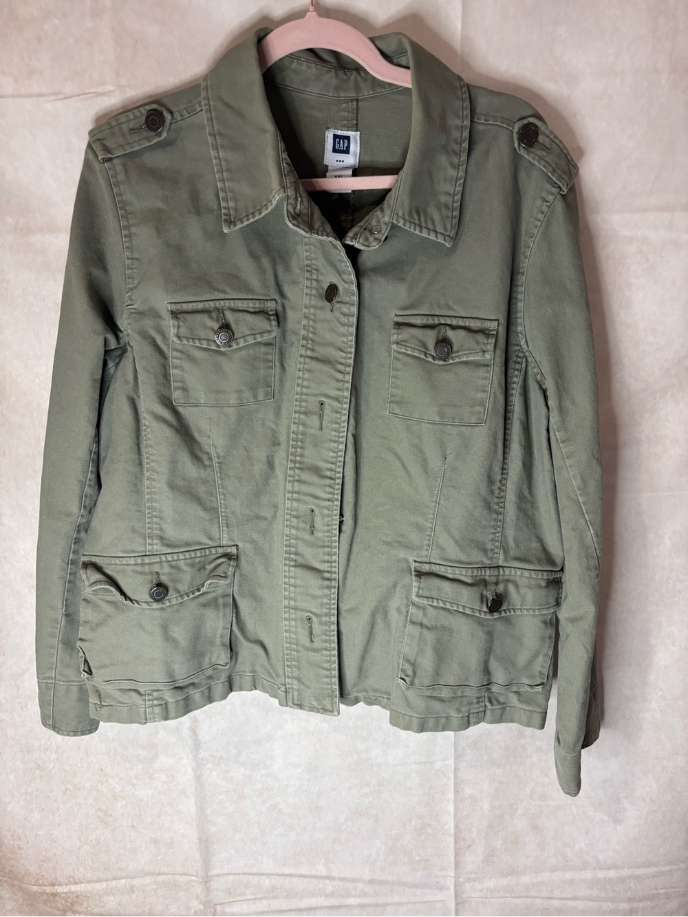 GAP Military-Style Olive Utility Jacket